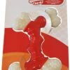 NylaBone Dura Chew Double Bend Bacon M -Speelgoed Winkel 0018214826491