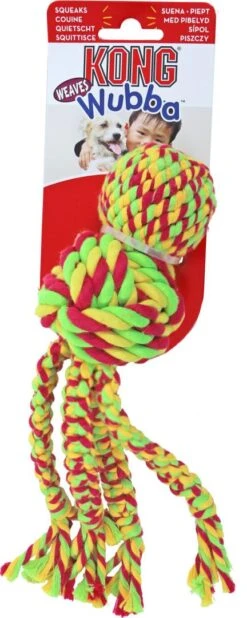 Kong Wubba Weaves Rope Assorti 12 Kong Wubba Weaves Rope Assorti -Speelgoed Winkel 0205783 2