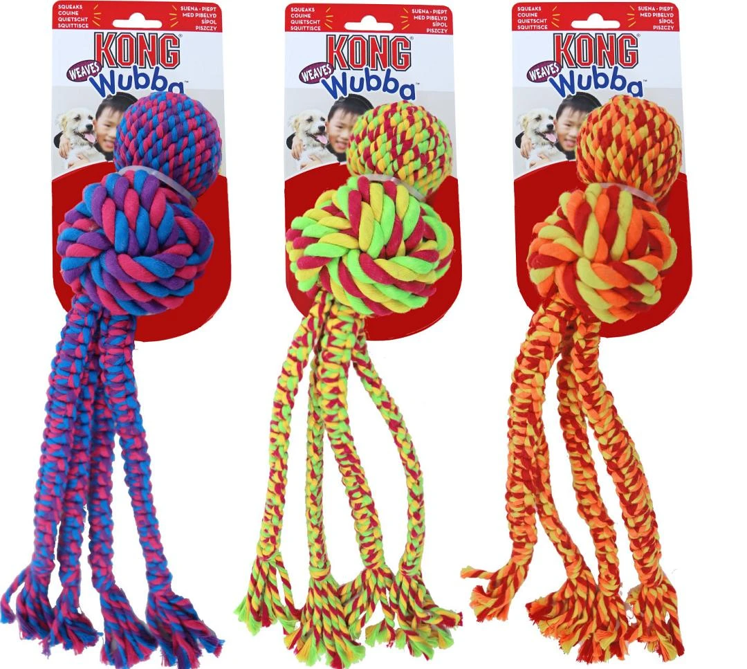 Kong Wubba Weaves Rope Assorti 7 Kong Wubba Weaves Rope Assorti - Afbeelding 5