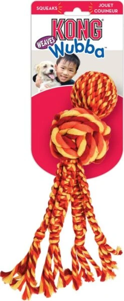 Kong Wubba Weaves Rope Assorti 17 Kong Wubba Weaves Rope Assorti -Speelgoed Winkel 0205784 a