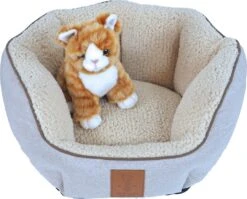 Boony EST. 1941 Mand Highland Sand -Speelgoed Winkel 0212330 a met kitten
