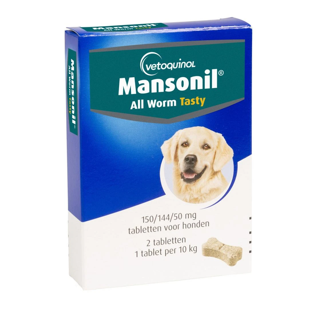 Mansonil All Worm Tabletten Hond 2 St 3 Mansonil All Worm Tabletten Hond 2 St