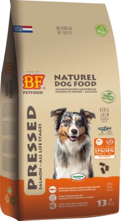 BF Petfood Hondenvoer Geperst Zalm Graanvrij 13,5 Kg