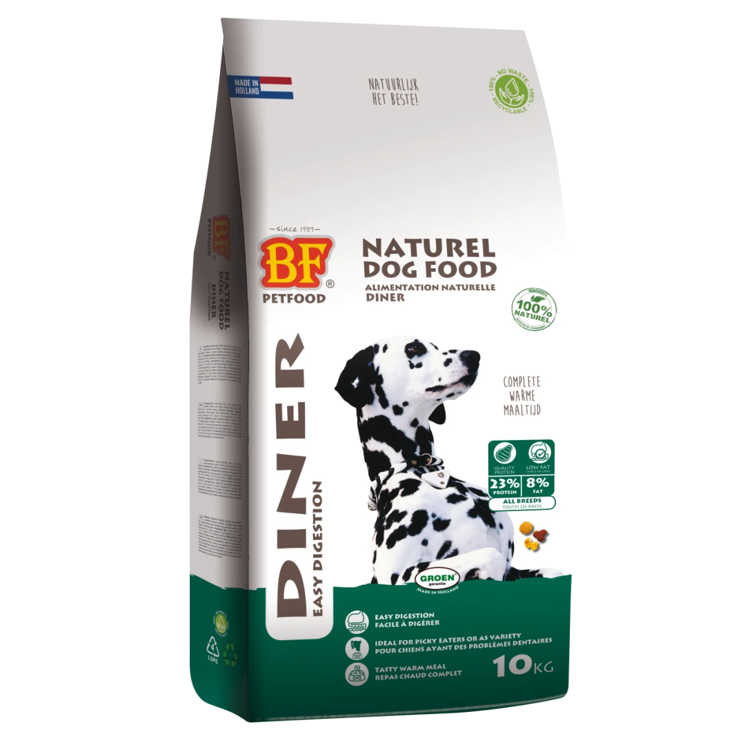 BF Petfood Hondenvoer Diner 10 Kg 3 BF Petfood Hondenvoer Diner 10 Kg