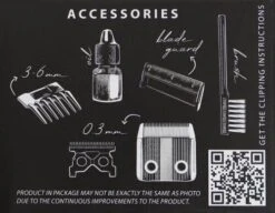 Moser Trimmer REX Mini -Speelgoed Winkel 4015110034933 onderkant LR