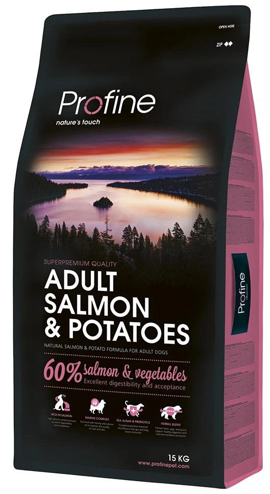 Profine Hondenvoer Adult Salmon & Potatoes 15 Kg 3 Profine Hondenvoer Adult Salmon & Potatoes 15 Kg