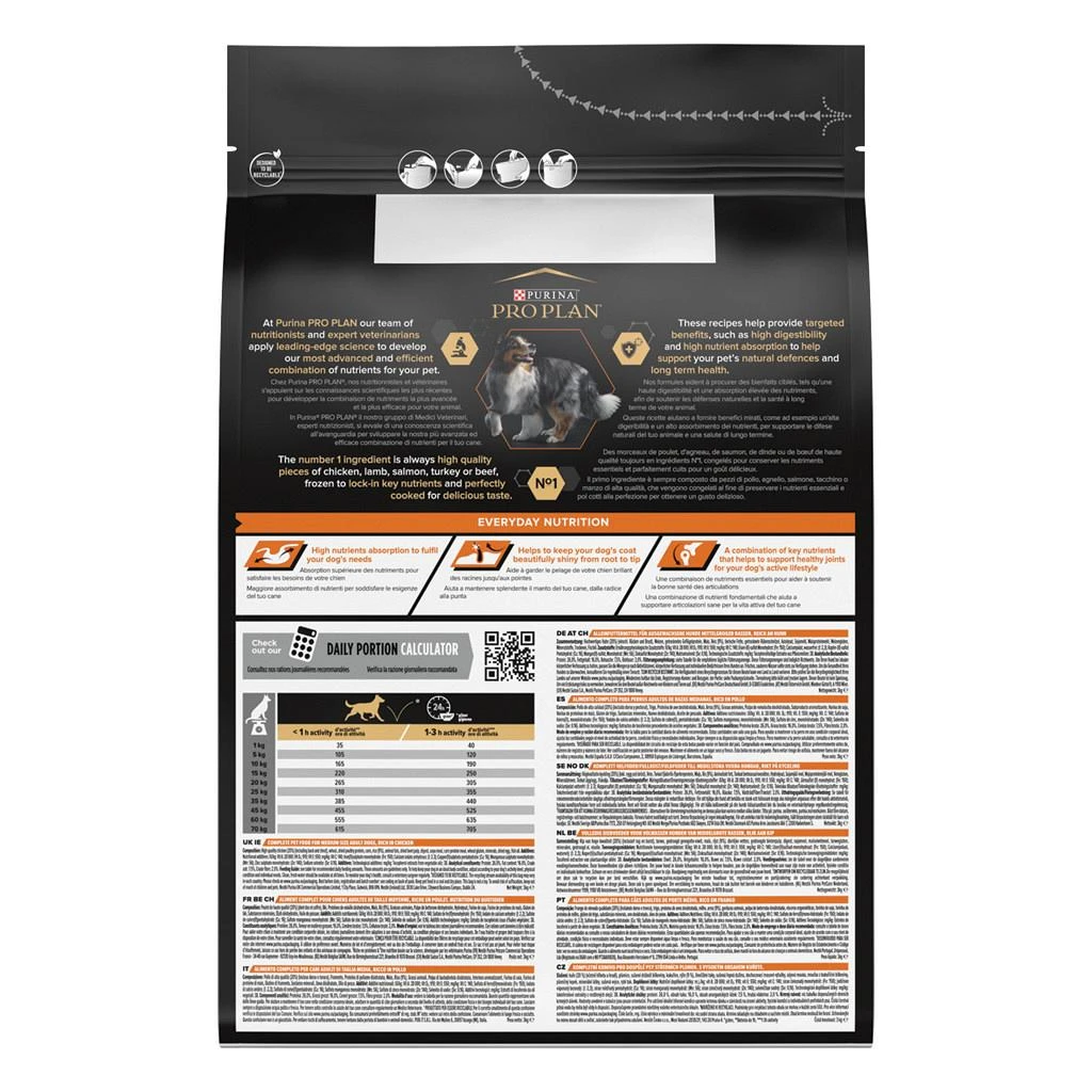 Pro Plan Hondenvoer Medium Adult Kip 3 Kg 4 Pro Plan Hondenvoer Medium Adult Kip 3 Kg - Afbeelding 2