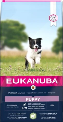 Eukanuba Hondenvoer Puppy Small/Medium Lamb & Rice 12 Kg