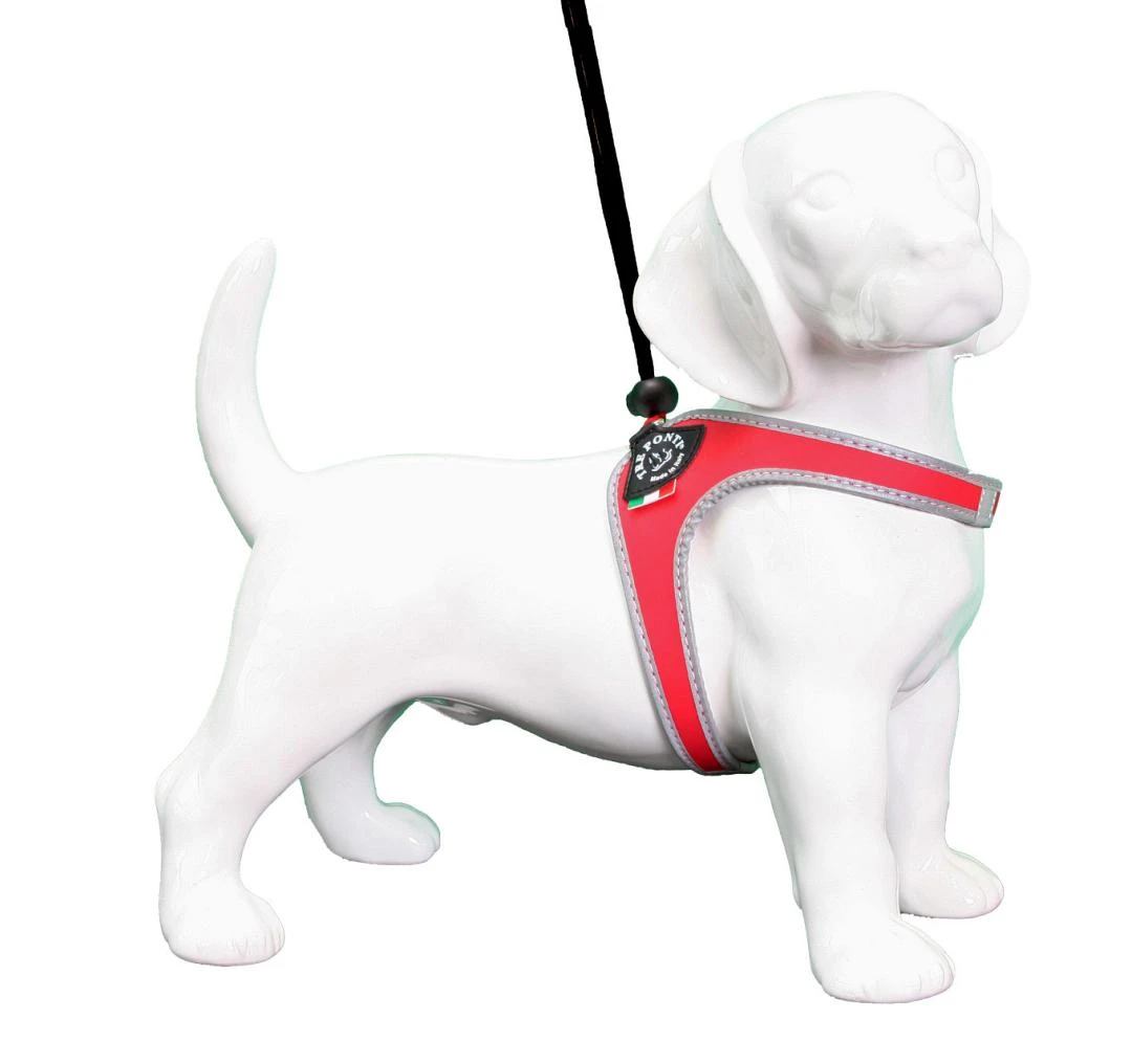 Tre Ponti Hondentuig Liberta Reflective Rood 3 Tre Ponti Hondentuig Liberta Reflective Rood