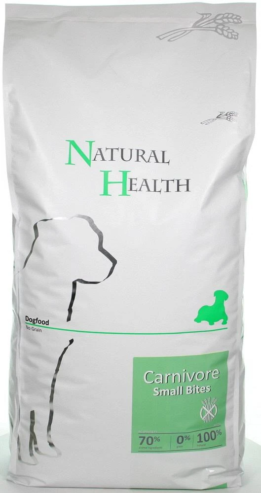 Natural Health Hondenvoer Carnivore Small Bite 15 Kg 3 Natural Health Hondenvoer Carnivore Small Bite 15 Kg