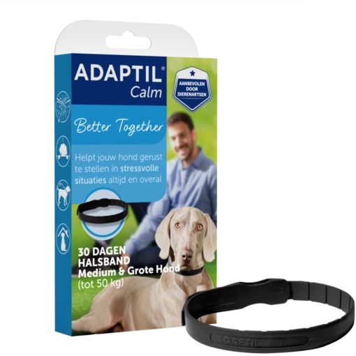 Adaptil Halsband M/L 70 Cm 4 Adaptil Halsband M/L 70 Cm -Speelgoed Winkel NL ADAPTIL CALM COLLAR M L WITH PRODUCT MRHI