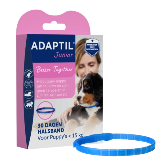 Adaptil Junior Halsband 2 Adaptil Junior Halsband -Speelgoed Winkel NL ADAPTIL JUNIOR COLLAR WITH PRODUCT MRHI